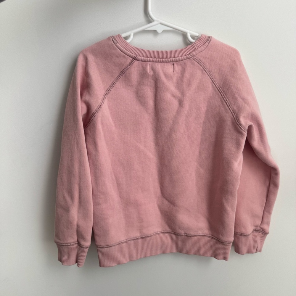 Bob & Blossom Sister Sweatshirt Pink Size 6 Years EUC - Picture 2 of 2